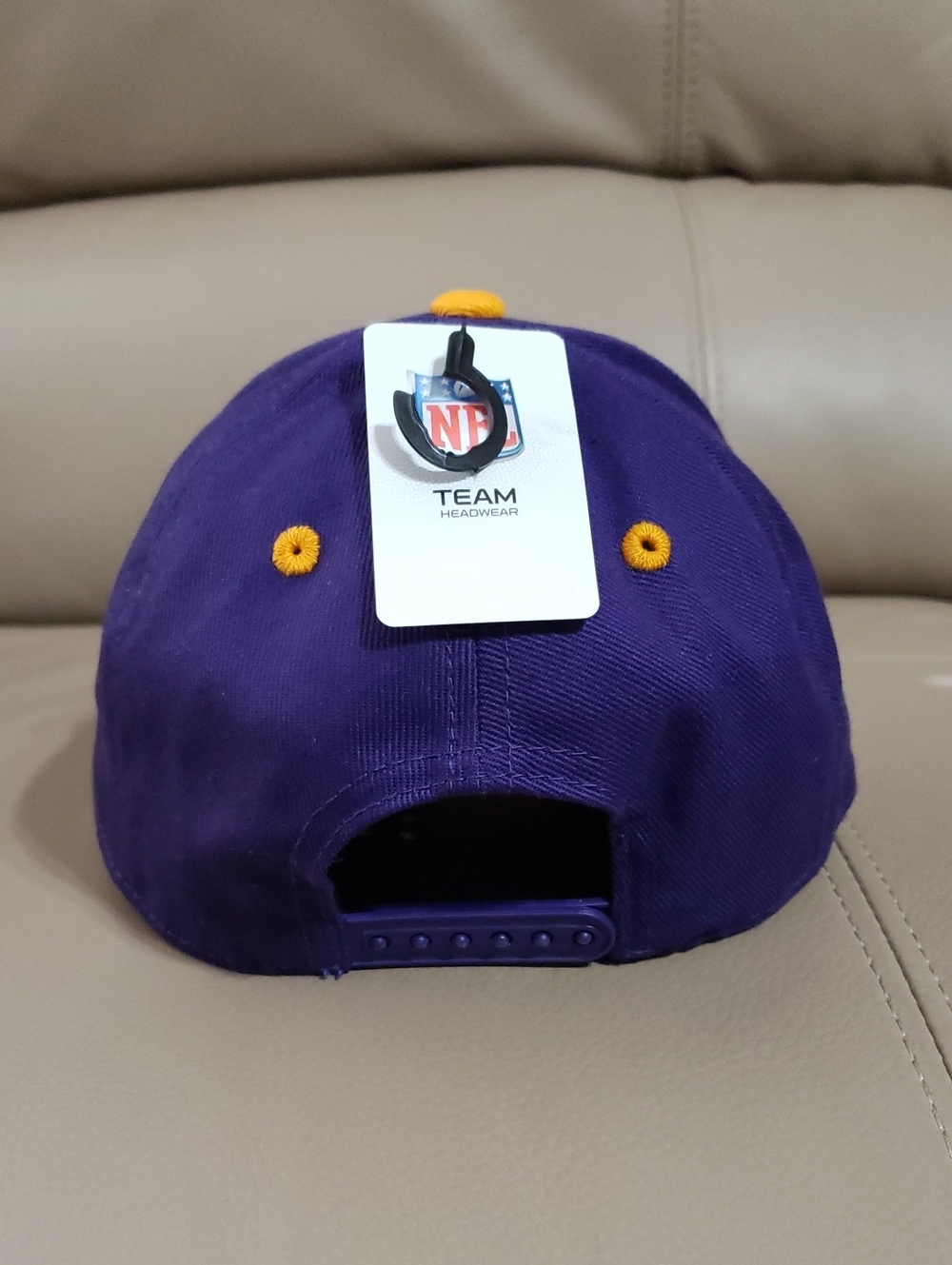 NFL Minnesota Vikings Boys' Moneymaker Snap Hat - Picture 4 of 6